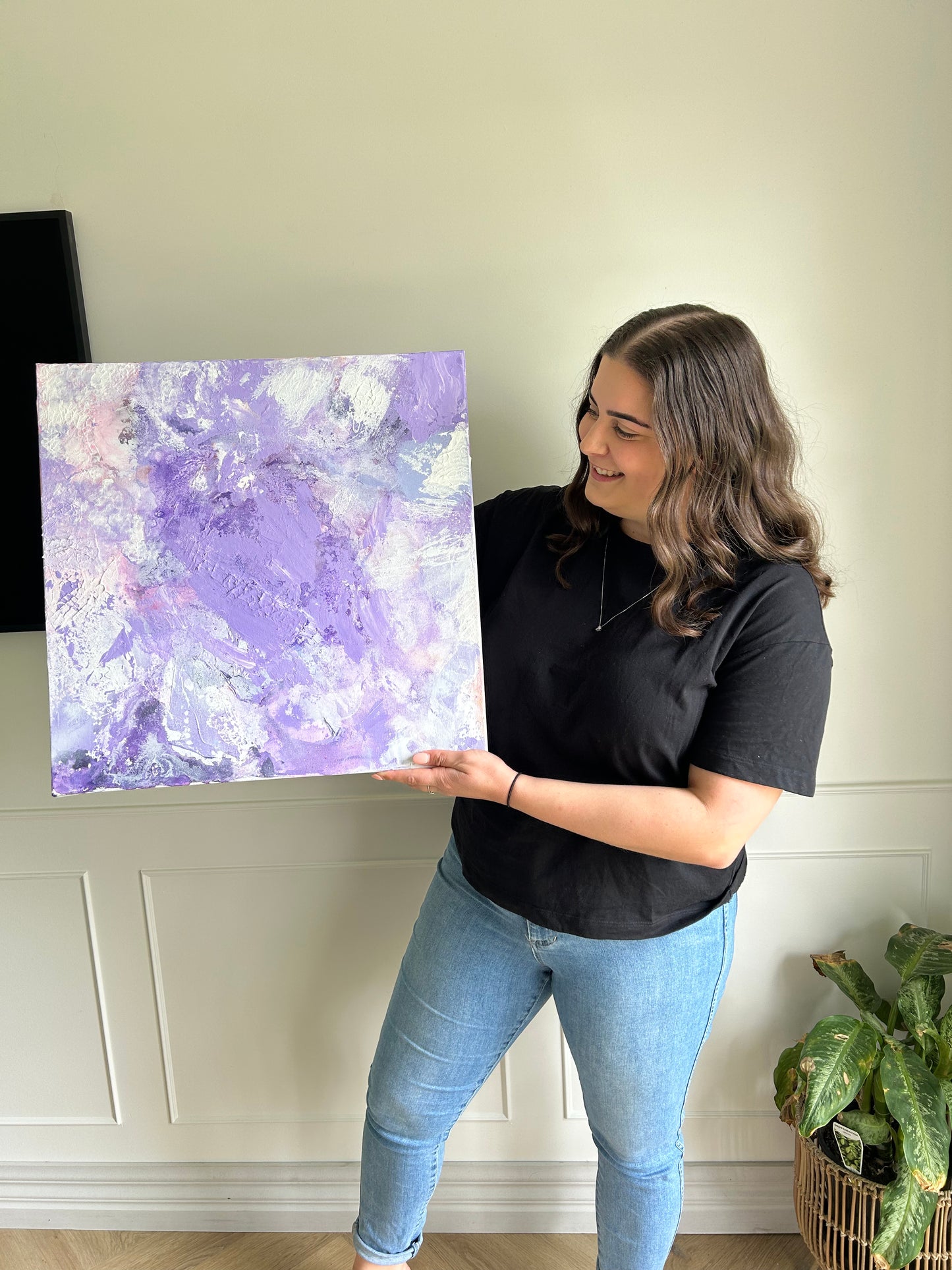 'Why not me?" Original Abstract Painting