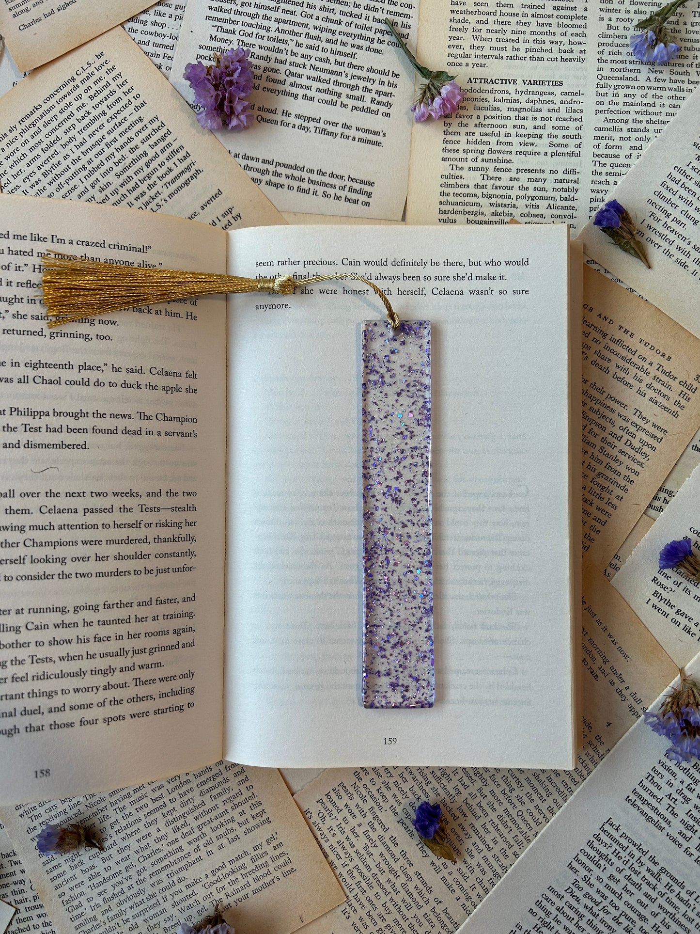 'Violet' Bookmark