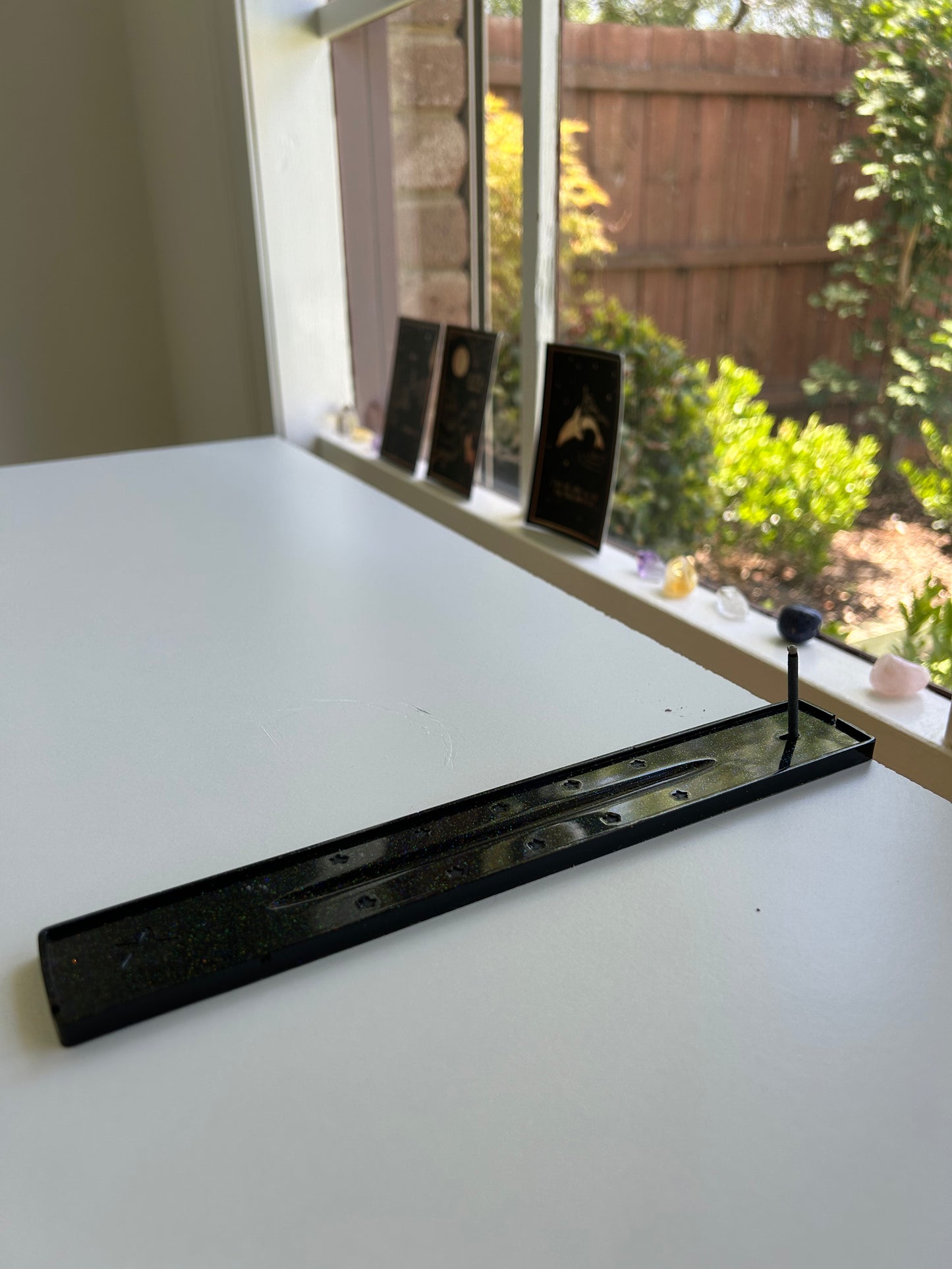 'Obsidian Starlight' Incense Holder