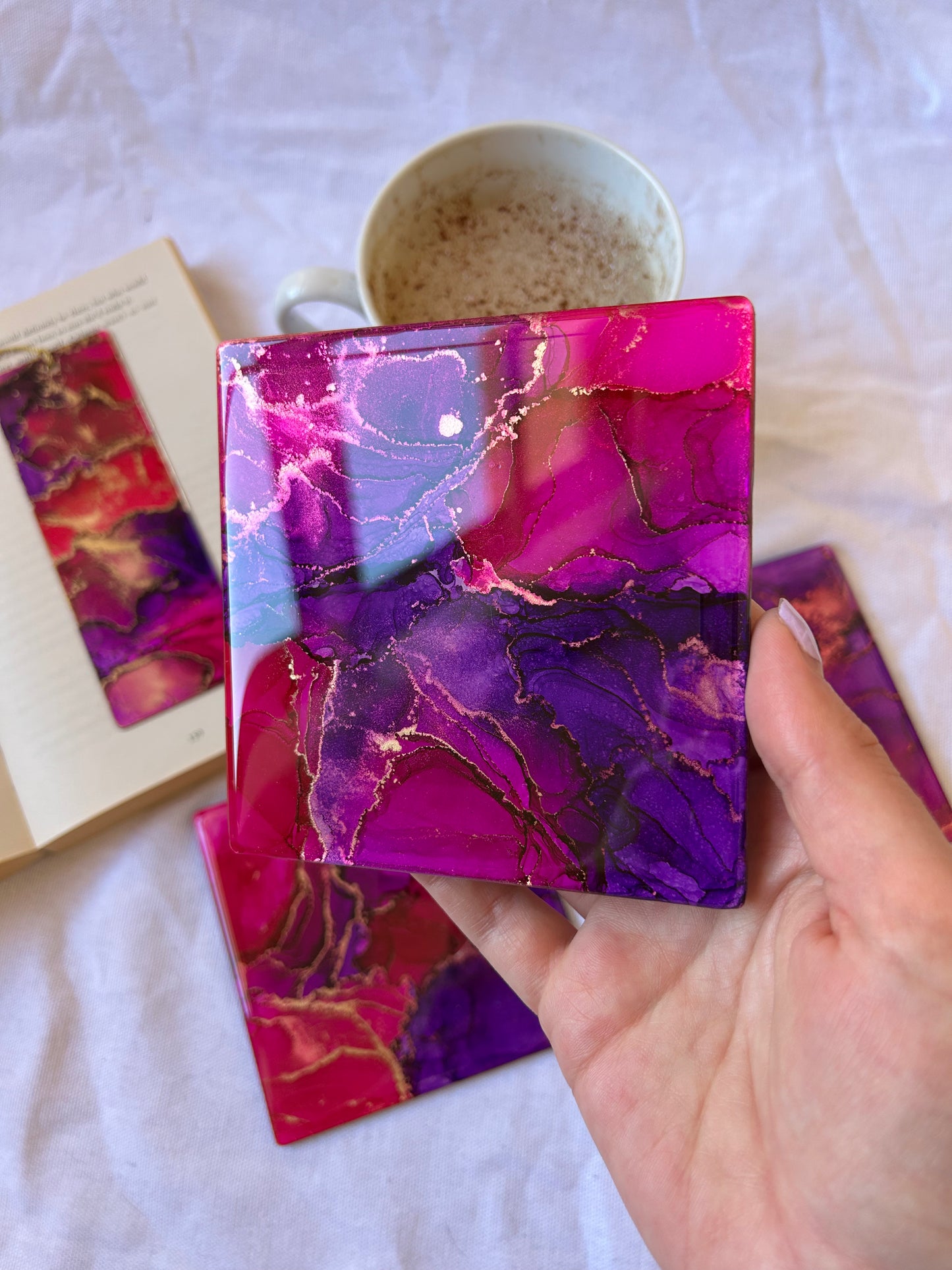 'Don't Drink The Faerie Wine' Coasters (set of 4)