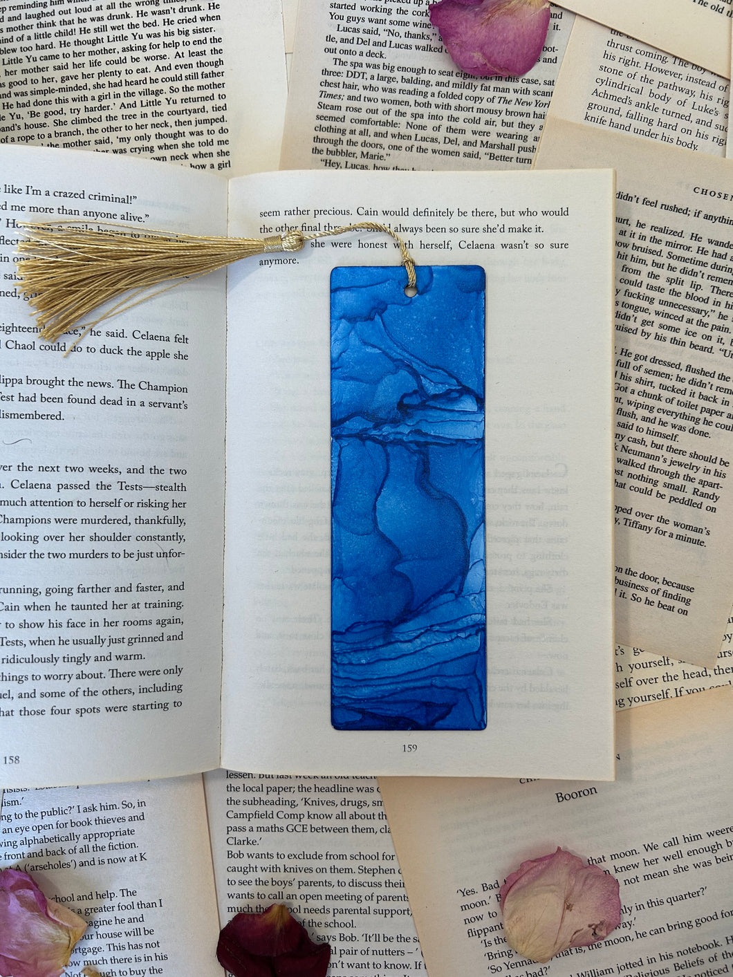 'Ocean Blue' Bookmark